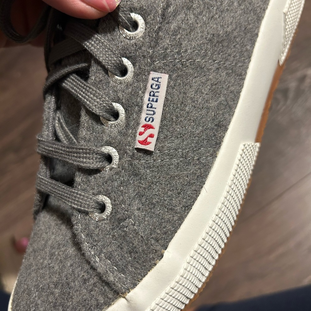 Superga 2750 Cotu Low Top Wool Blend Sneaker.